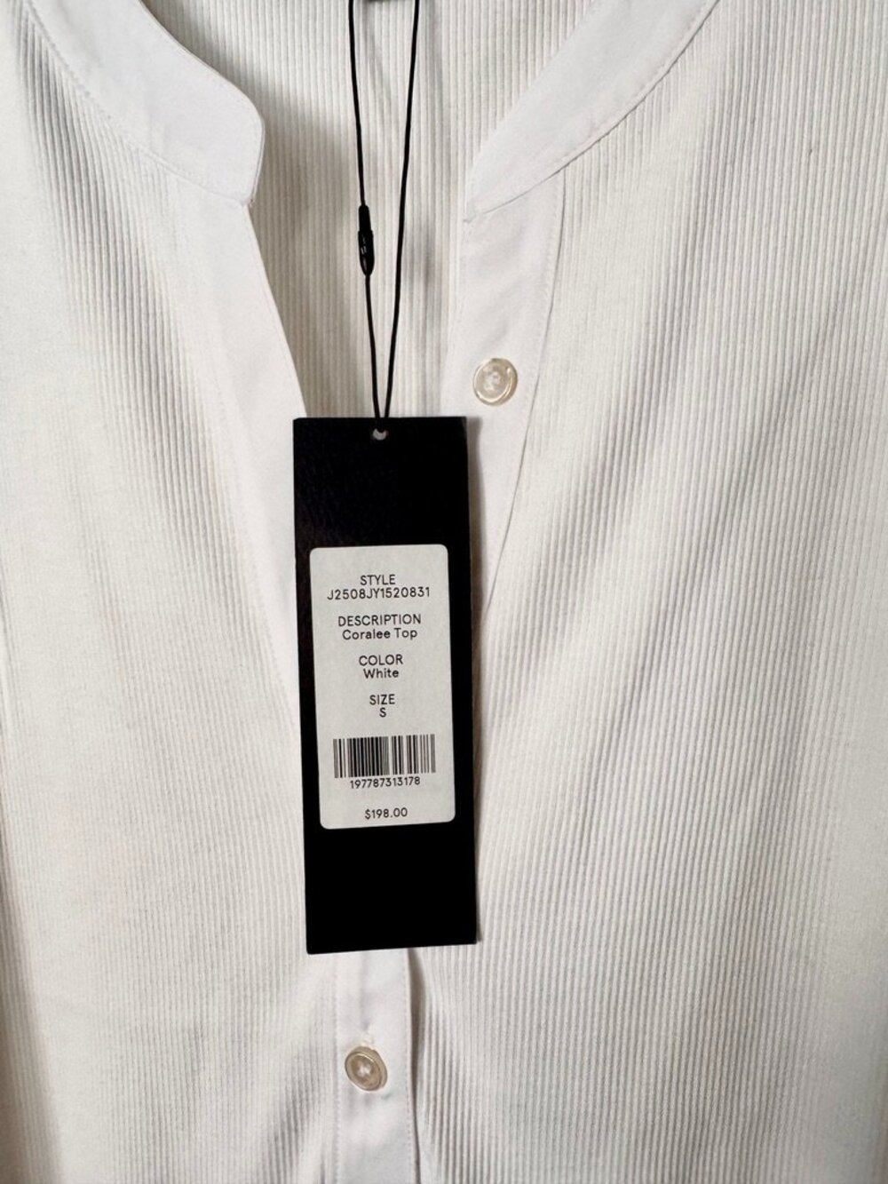 NWT: Veronica Beard Coralee Puff Sleeve Top - Picture 6 of 7